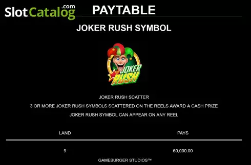 Οθόνη5. Joker Rush (Gameburger Studios) Κουλοχέρης 