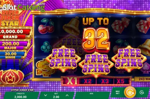Οθόνη2. Hyper Joker Star Κουλοχέρης