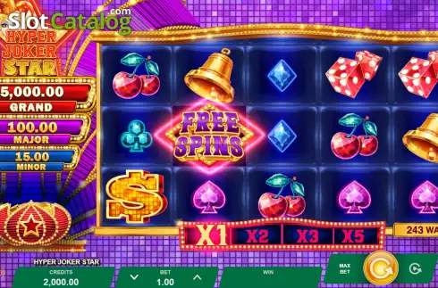 Οθόνη3. Hyper Joker Star Κουλοχέρης