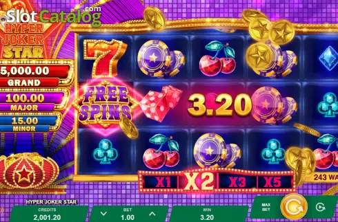 Οθόνη5. Hyper Joker Star Κουλοχέρης