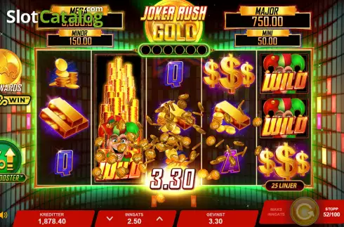 Οθόνη5. Joker Rush Gold Κουλοχέρης