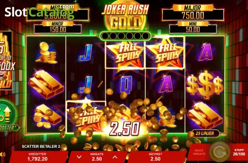 Οθόνη7. Joker Rush Gold Κουλοχέρης
