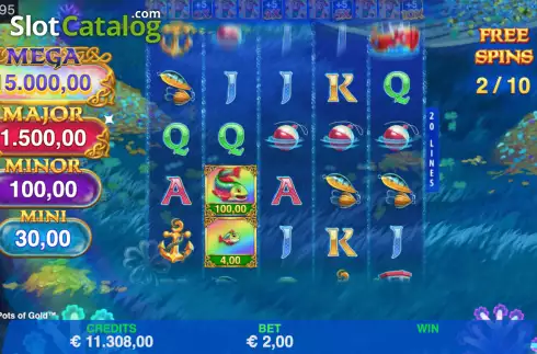 Οθόνη6. Fishin' BIGGER Pots Of Gold Κουλοχέρης