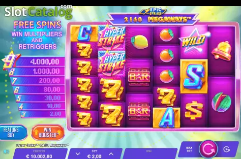 Οθόνη2. Hyper Strike Cash Megaways Κουλοχέρης 