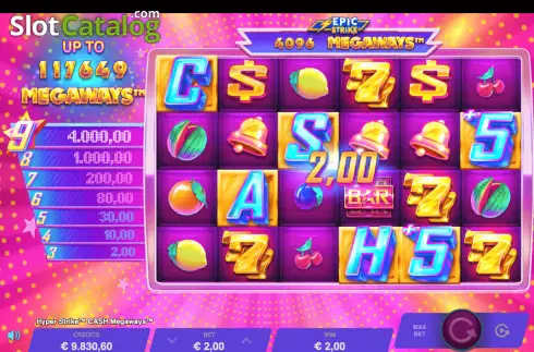 Οθόνη5. Hyper Strike Cash Megaways Κουλοχέρης 