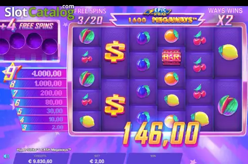 Οθόνη8. Hyper Strike Cash Megaways Κουλοχέρης 