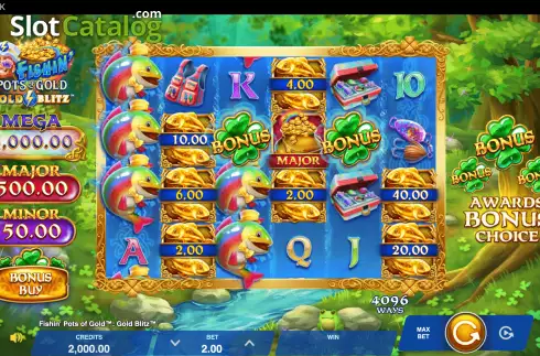 Οθόνη2. Fishin' Pots of Gold: Gold Blitz Κουλοχέρης