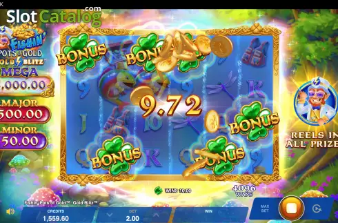 Οθόνη4. Fishin' Pots of Gold: Gold Blitz Κουλοχέρης