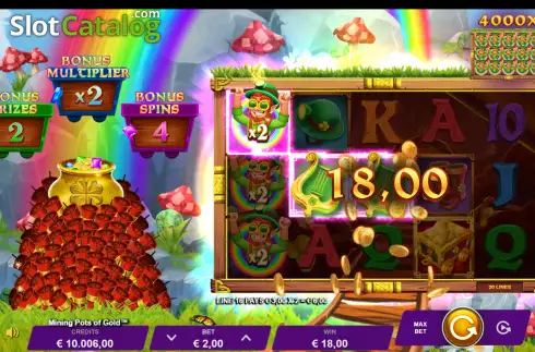 Οθόνη3. Mining Pots of Gold Κουλοχέρης