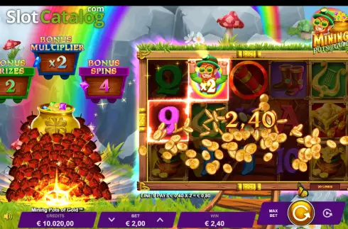 Οθόνη6. Mining Pots of Gold Κουλοχέρης