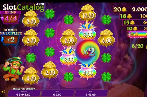 Οθόνη8. Mining Pots of Gold Κουλοχέρης