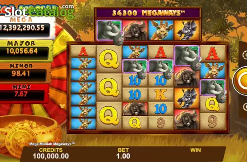 Οθόνη2. Mega Moolah Megaways Κουλοχέρης