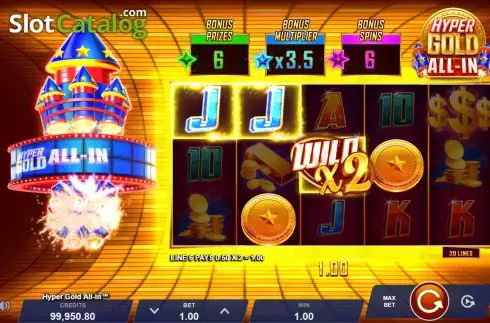 Οθόνη5. Hyper Gold All In Κουλοχέρης