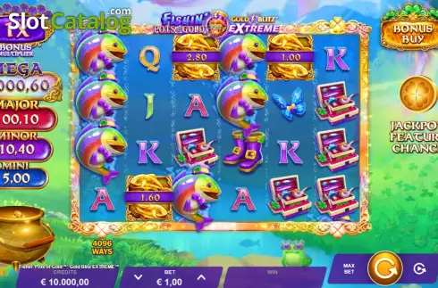 Οθόνη1. Fishin' Pots of Gold: Gold Blitz EXTREME Κουλοχέρης
