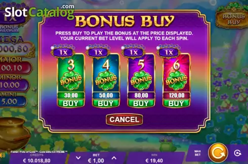 Οθόνη7. Fishin' Pots of Gold: Gold Blitz EXTREME Κουλοχέρης