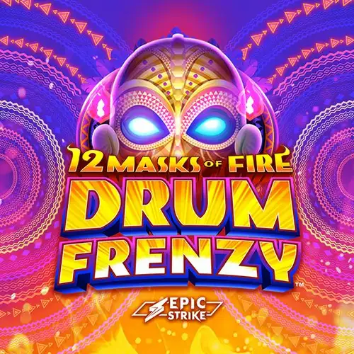12 Masks of Fire Drum Frenzy Λογότυπο