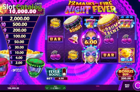 Οθόνη2. 12 Masks of Fire: Night Fever Κουλοχέρης