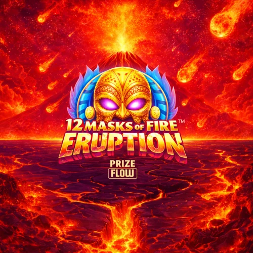 12 Masks of Fire Eruption Prize Flow Λογότυπο