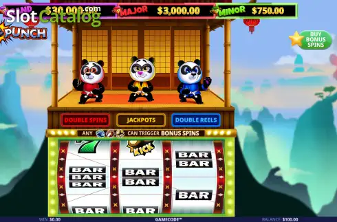 Οθόνη2. Panda Punch Κουλοχέρης 