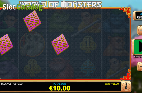 Οθόνη3. World of Monsters Κουλοχέρης