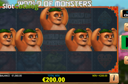 Οθόνη4. World of Monsters Κουλοχέρης
