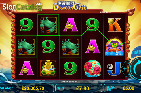 Οθόνη3. Dragon Gate (Aspect Gaming) Κουλοχέρης