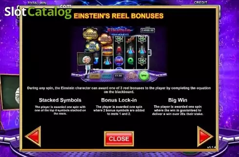 Οθόνη8. Einstein Eureka Moments (Gameiom) Κουλοχέρης