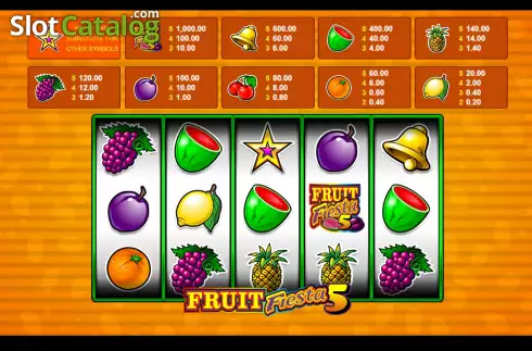 Οθόνη2. Fruit Fiesta 5 Line Κουλοχέρης