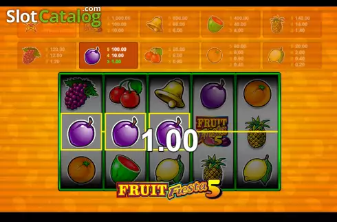 Οθόνη5. Fruit Fiesta 5 Line Κουλοχέρης
