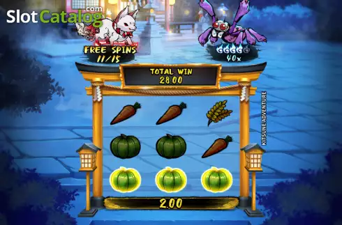 Οθόνη5. Kitsune Adventure Κουλοχέρης