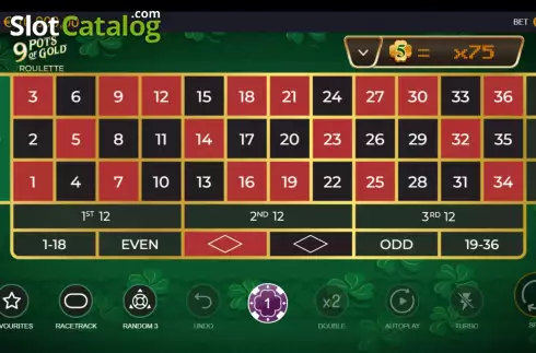 Οθόνη2. 9 Pots of Gold Roulette Κουλοχέρης