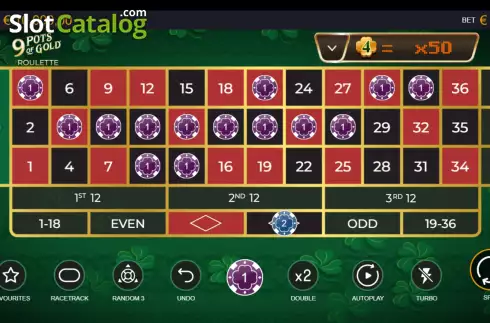 Οθόνη4. 9 Pots of Gold Roulette Κουλοχέρης