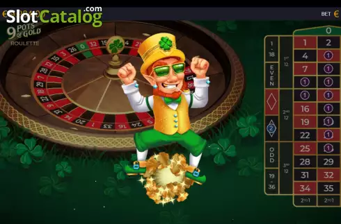 Οθόνη5. 9 Pots of Gold Roulette Κουλοχέρης