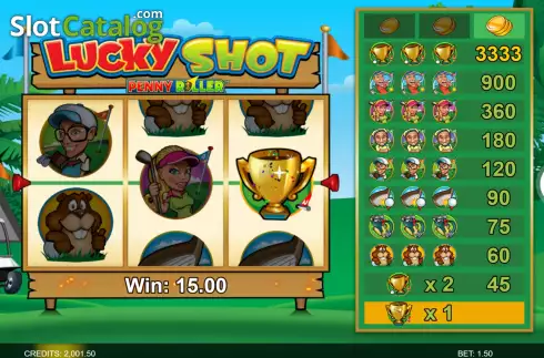 Οθόνη3. Lucky Shot (Games Global) Κουλοχέρης