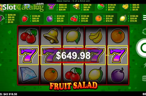 Οθόνη5. Fruit Salad Κουλοχέρης