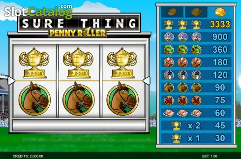 Οθόνη2. Sure Thing - Penny Roller Κουλοχέρης