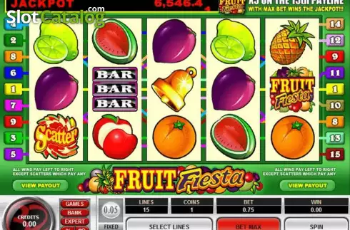 Οθόνη2. Fruit Fiesta 5 Reel Κουλοχέρης