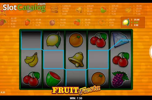 Οθόνη5. Fruit Fiesta 9 Line Κουλοχέρης