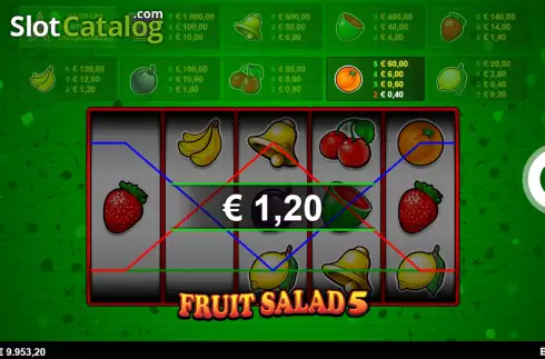 Οθόνη4. Fruit Salad 5-Line Κουλοχέρης
