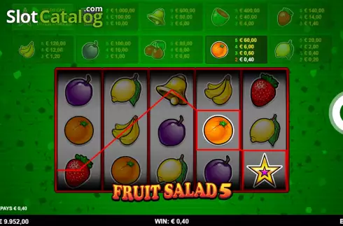 Οθόνη5. Fruit Salad 5-Line Κουλοχέρης