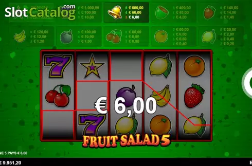 Οθόνη6. Fruit Salad 5-Line Κουλοχέρης