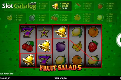 Οθόνη7. Fruit Salad 5-Line Κουλοχέρης