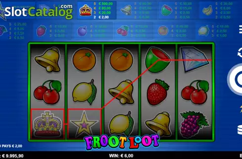 Οθόνη4. Froot Loot 9-Line Κουλοχέρης