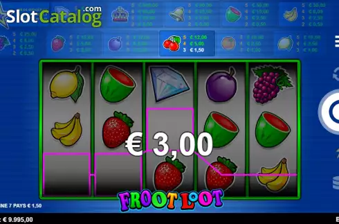 Οθόνη5. Froot Loot 9-Line Κουλοχέρης