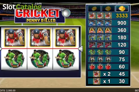Οθόνη2. Cricket Penny Roller Κουλοχέρης