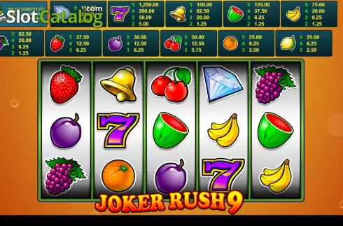 Οθόνη2. Joker Rush 9 Κουλοχέρης