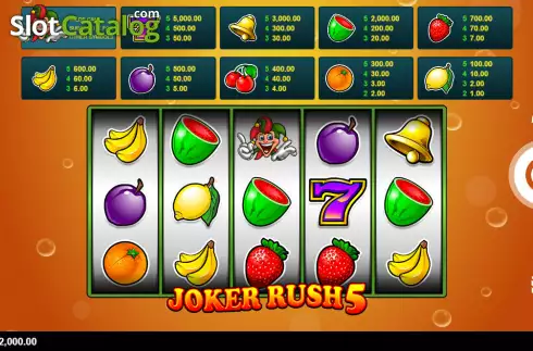Οθόνη2. Joker Rush 5 Κουλοχέρης