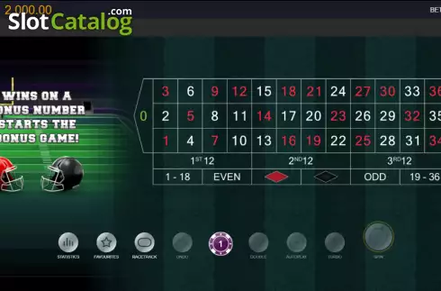 Οθόνη2. GridIron Roulette Κουλοχέρης 