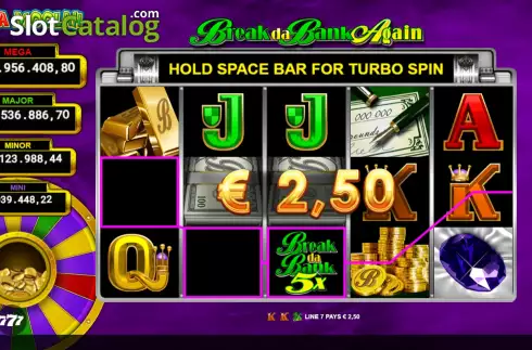 Οθόνη3. Break Da Bank Again Mega Moolah Κουλοχέρης