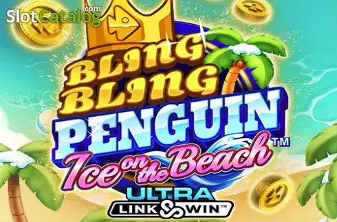 Bling Bling Penguin: Ice On The Beach Λογότυπο Bling Bling Penguin: Ice On The Beach Λογότυπο